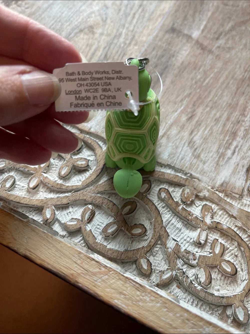 Green Turtle Keychain Pocketbac Holder